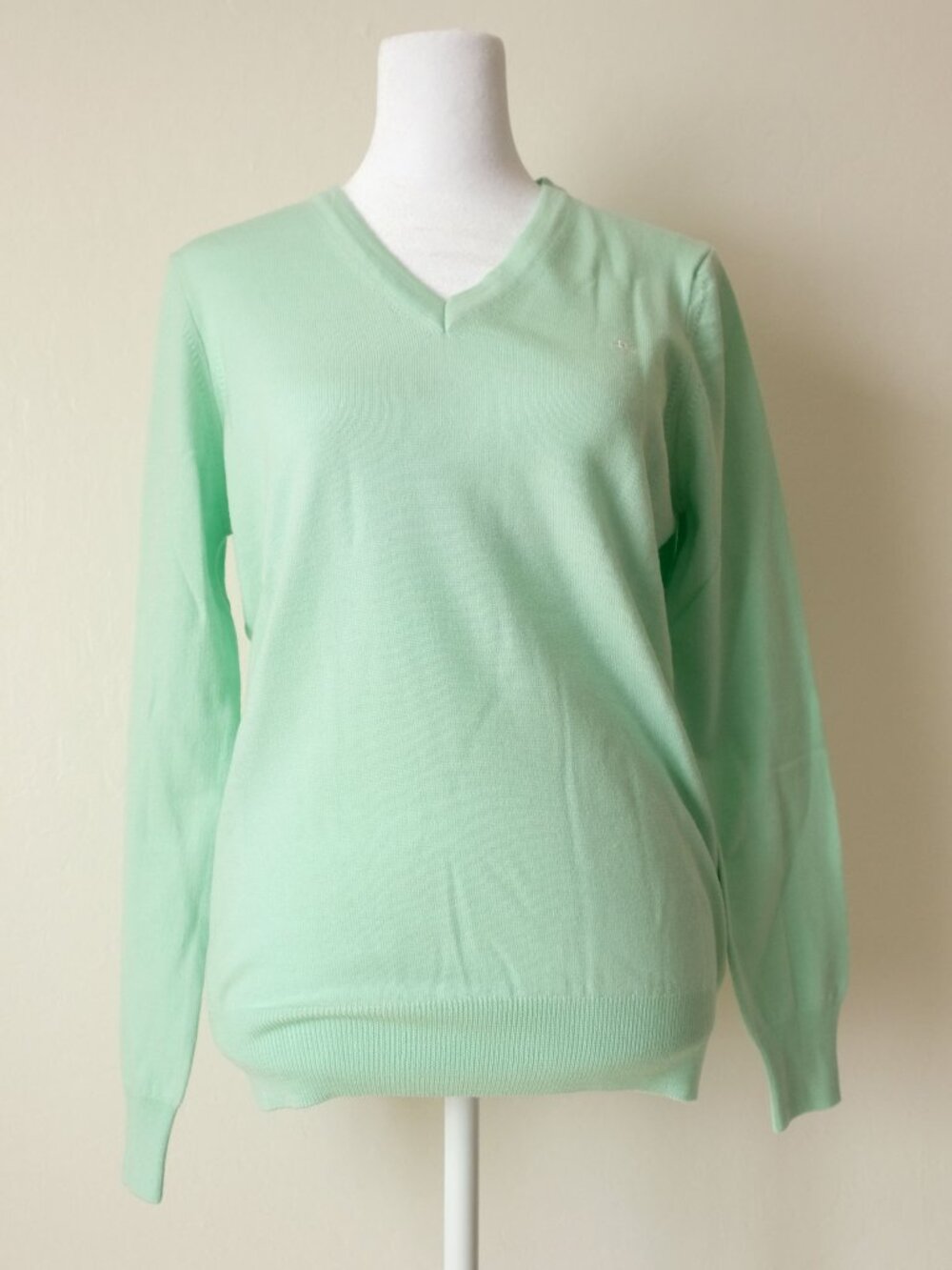 NWT J.Lindeberg 100% Fine Merino Wool, Lightweight Sweater, Mint, Size M